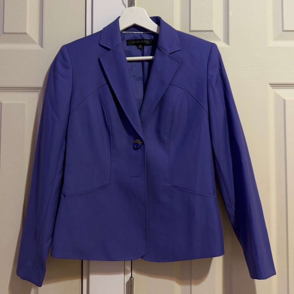 Anne Klein vibrant Purple Blazer